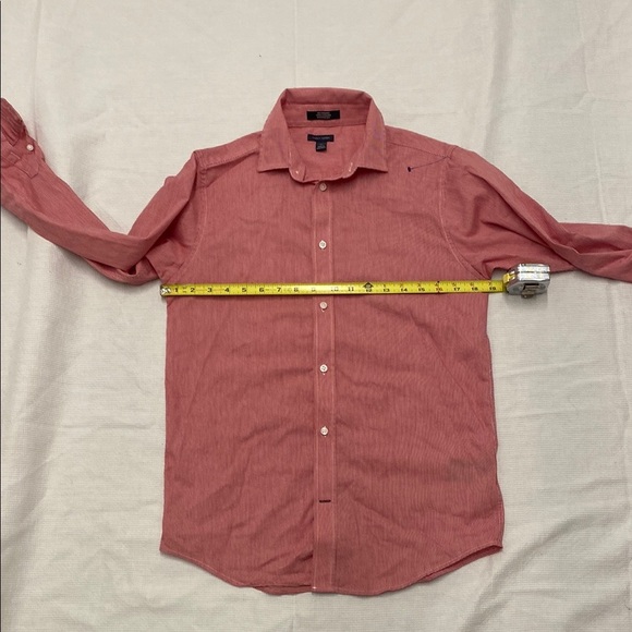 Tommy Hilfiger Red Button Down Shirt Classic Fit - Picture 6 of 8